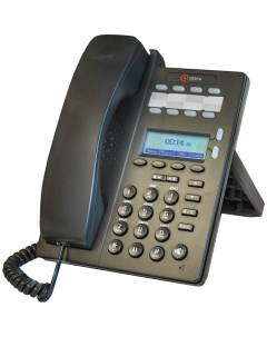 VoIP телефон QVP 100 2 линии SIP 33 кл включая 13 программируемых LCD экран 128 64 с подсветкой 2 Et Qtech