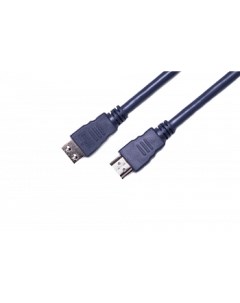 Кабель HDMI CP HM HM 10M 10 м v 2 0 K Lock soft cable 19M 19M позол разъемы экран темно серый пакет Wize