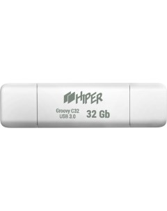 Накопитель USB 3 0 32GB Groovy С32 HI USBOTG32GBU787W белый Hiper