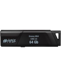 Накопитель USB 3 0 64GB Groovy М64 HI USB364GBU336B чёрный Hiper