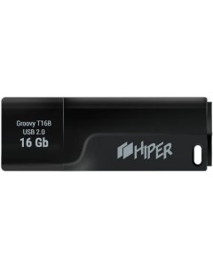 Накопитель USB 2 0 16GB Groovy T16 HI US2B16GBTB чёрный Hiper