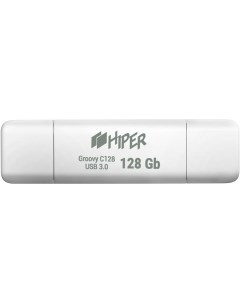 Накопитель USB 3 0 128GB Groovy С128 HI USBOTG128GBU787W белый Hiper