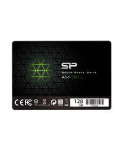 Накопитель SSD 2 5 SP128GBSS3A56B25 Ace A56 128GB 3D NAND TLC 560 530MBs 7mm черный Silicon power