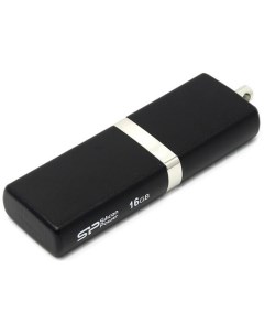 Накопитель USB 2 0 16GB Luxmini 710 SP016GBUF2710V1K черный Silicon power