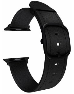 Ремешок на руку MINKAR DSP 03 40 кожаный для Apple Watch 38 40 mm black Lyambda