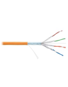 Кабель витая пара F FTP 6a кат 4 пары NKL 4355C OR 23AWG 0 56 мм медь одножильный solid внутренний L Nikolan