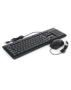 Клавиатура и мышь GKS 126 черные 104 кл 3кн 1000 DPI кабель 1 5м Гарнизон