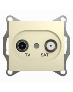 Розетка GSL000298 TV SAT проходная 4DB кратно 10 шт Systeme electric