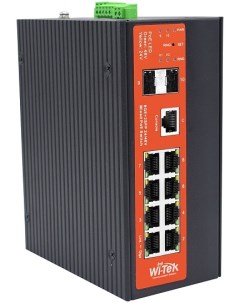 Коммутатор управляемый WI PMS310GF Alien I L2 8 PoE порта 1000Base T IEEE802 3at af Passive 24В IP30 Wi-tek