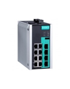 Коммутатор управляемый EDS G512E 4GSFP T 8x10 100 1000BaseT X ports and 4 100 1000Base SFP slots Moxa
