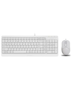 Клавиатура и мышь Fstyler F1512 клав белая мышь белая USB 1454168 A4tech