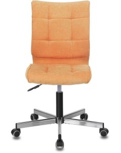 Кресло офисное CH 330M цвет оранжевый Velvet 72 крестовина металл хром Бюрократ