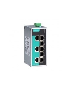 Коммутатор неуправляемый EDS 208A T 8 port entry level unmanaged Ethernet Switches dual power Moxa