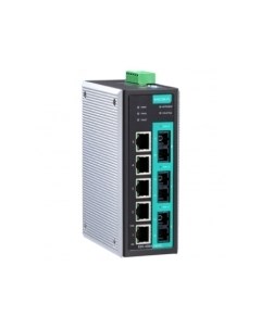 Коммутатор управляемый EDS 408A 1M2S SC T 5x10 100 BaseTx ports 1 multi mode 100 BaseFx 2 single mod Moxa