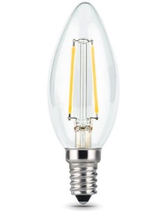 Лампа светодиодная 103801205 D LED Filament Свеча dimmable E14 5W 450lm 4100К Gauss
