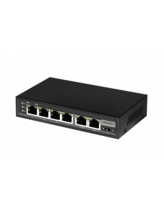 Коммутатор PoE SW 20600 D на 6 портов с питанием по PoE 4 х FE 10 100 Base T с поддержкой PoE 1 x FE Osnovo