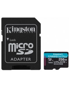 Карта памяти MicroSDXC 256GB SDCG3 256GB UHS II Class U3 V30 A2 чтение 170Мб с запись 90Мб с с адапт Kingston
