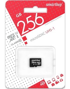 Карта памяти 256GB SB256GBSDCL10 00 MicroSDXC Class 10 UHS I без адаптера Smartbuy