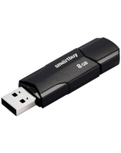 Накопитель USB 2 0 8GB SB8GBCLU K Clue series чёрный Smartbuy