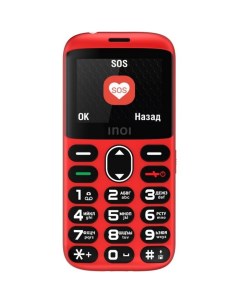 Мобильный телефон 118B red Inoi