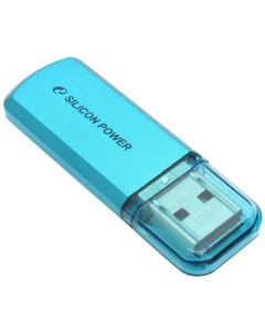 Накопитель USB 2 0 8GB Helios 101 SP008GBUF2101V1B синий Silicon power