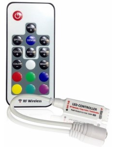 Контроллер 143 106 4 LED мини радио RF 72 W 144 W 17 кнопок 12 V 24 V Lamper