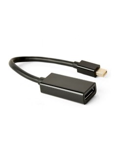 Адаптер A mDPM DPF4K 01 miniDisplayPort DisplayPort 4K 20M 20F длина 16см черный Cablexpert