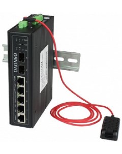 Коммутатор SW 80402 ILS port 90W 180W промышленный управляемый L2 HiPoE Gigabit Ethernet на 4GE PoE  Osnovo