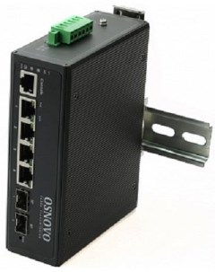 Коммутатор SW 80402 IL промышленный управляемый L2 PoE Gigabit Ethernet на 6 портов Порты 4 x GE 10  Osnovo