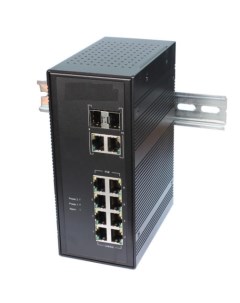 Коммутатор PoE SW 80822 IR промышленный Gigabit Ethernet на 10 портов Порты 8 x GE 10 100 1000Base T Osnovo