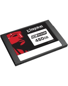 Накопитель SSD 2 5 SEDC500R 480G DC500R 480GB 3D TLC SATA3 555 500MB s 98K 12K IOPS MTBF 2M 7mm 0 5  Kingston