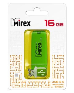 Накопитель USB 3 0 16GB Chromatic 13600 FM3CGN16 зеленый Mirex