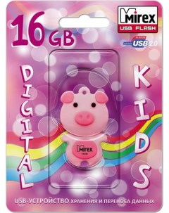 Накопитель USB 2 0 16GB PIG 13600 KIDPIP16 USB 16GB PIG pink ecopack Mirex