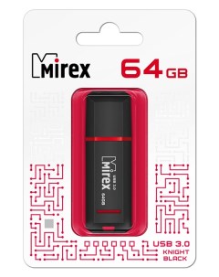 Накопитель USB 3 0 64GB KNIGHT 13600 FM3BKN64 черный Mirex