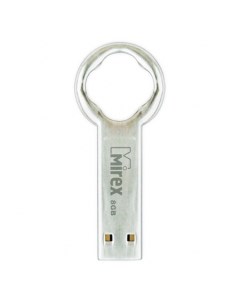 Накопитель USB 2 0 8GB ROUND KEY 13600 DVRROK08 ecopack Mirex