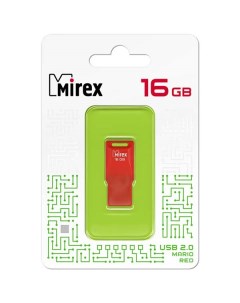 Накопитель USB 2 0 16GB MARIO 13600 FMUMAR16 USB 16GB MARIO красный ecopack Mirex