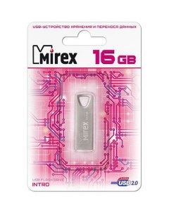 Накопитель USB 2 0 16GB INTRO 13600 ITRNTO16 USB 16GB INTRO ecopack Mirex