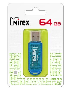Накопитель USB 3 0 64GB ELF 13600 FM3BEF64 cиний Mirex