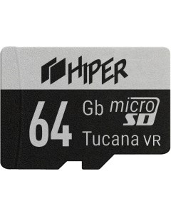 Карта памяти 64GB Tucana VR HI MSD64GU3V30 microSDXC UHS 1 U3 Hiper
