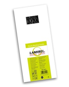 Пружина LA 78775 пластиковая Lamirel 32 мм черный 25шт Fellowes