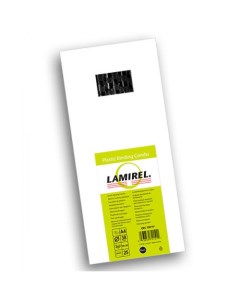 Пружина LA 78779 пластиковая Lamirel 51 мм черный 25шт Fellowes