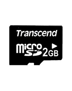 Карта памяти 2GB TS2GUSDC Micro SD 2Gb без адаптера Transcend