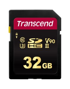 Карта памяти SDHC 32GB TS32GSDC700S UHS II Class U3 V90 285Мб с 180Мб с Transcend