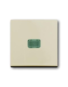 Выключатель 1012 0 2156 BASIC 55 одноклавишный с подсветкой 10А 250В IP20 бежевый Abb