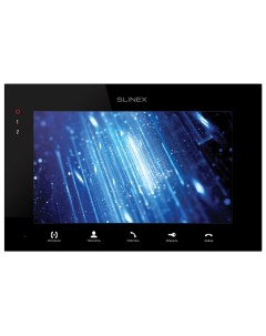 Видеодомофон SQ 07MT Black цветной TFT LCD 7 16 9 800 480 подключение 2 х вызывных панелей и 2 х вид Slinex