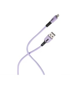 Кабель интерфейсный SJ431 УТ000021047 USB Lightning с индикатором 1м силиконовый фиолетовый SJ431USB Usams