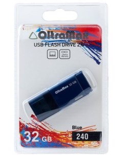 Накопитель USB 2 0 32GB OM 32GB 240 Blue 240 синий Oltramax