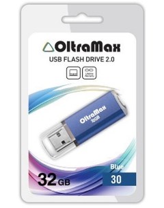 Накопитель USB 2 0 32GB OM032GB30 Bl 30 синий Oltramax