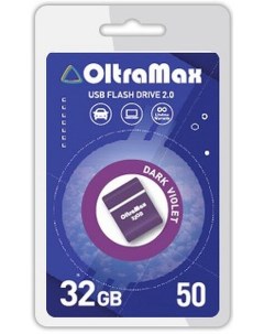 Накопитель USB 2 0 32GB OM 32GB 50 Dark Violet 50 фиолетовый Oltramax
