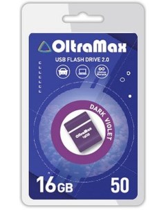 Накопитель USB 2 0 16GB OM 16GB 50 Dark Violet 50 фиолетовый Oltramax